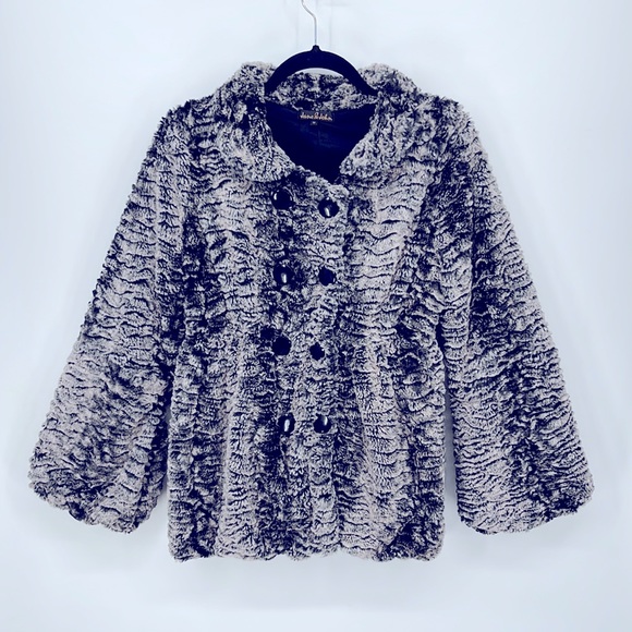 JANE & JOHN Faux Fur Jacket - Picture 1 of 3